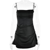 Women Dress Sexy Temperament Pleated Hot Girl