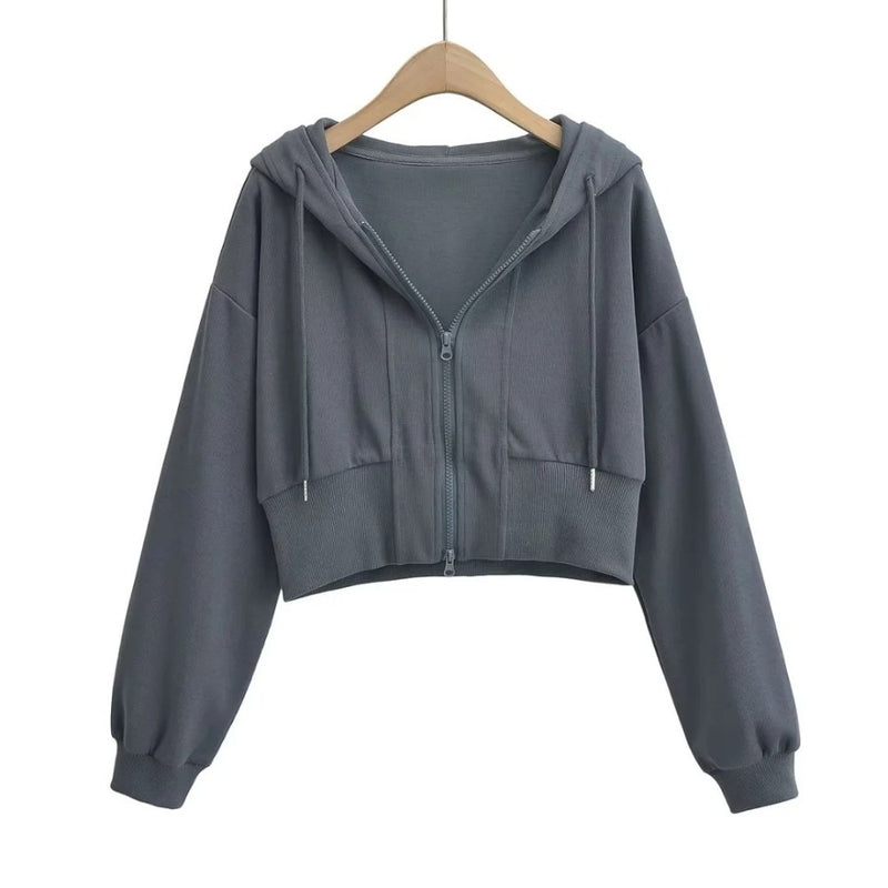 Women Hoodie Fashion Loose Drawstring