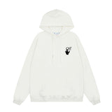 OFF WHITE Hoodie Trendy Street Style Personalized Cotton