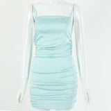 Women Dress Sexy Hot Girl Pleated Temperament