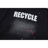 Gallery Dept Hoodie Loose Casual Distressed Hoodie