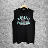 Amiri tank top big bad wolf letterprinting