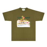 Casablanca T Shirts Fashion Print Street