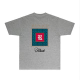 Rhude T Shirts Printed Trendy Pure Cotton