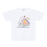 Casablanca T Shirts Fashion Print Street