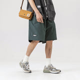 Unisex Shorts Retro Workwear Shorts Loose Casual