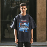 Mens Vintage T Shirt Vintage High Street Loose