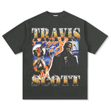 Travis Scott Flame Crack T-Shirt