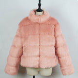 Women Fur Jacket Fashion Plush Coat