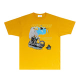 Rhude T Shirts Printed Trendy Pure Cotton