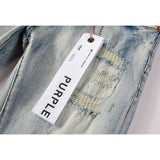 Purple Brand Jeans Pure Cotton High Street Trend #9050