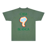 Casablanca T Shirts Fashion Print Street