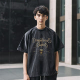 Mens Vintage T Shirt Summer Print