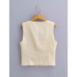Women Vest Short Vest Coat