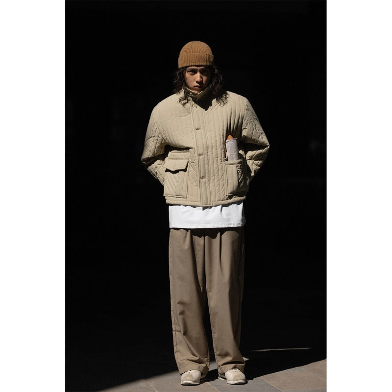 Unisex Coat Vintage Cotton-Padded Jacket Winter Cotton-Padded Jacket