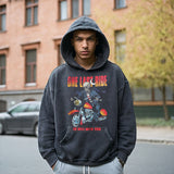 Mens Vintage Hoodie Casual Hooded Sweater