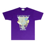 Casablanca T Shirts Fashion Print Street