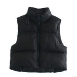 Women Cotton Coat Lightweight down Vest Winter