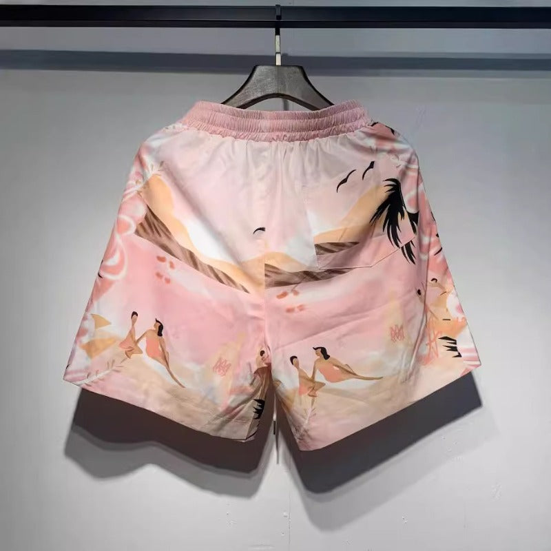 Amiri Shorts Seaview Fashion Loose Shorts