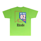 Rhude T Shirts Printed Trendy Pure Cotton