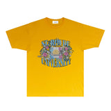 Rhude T Shirts Printed Trendy Pure Cotton