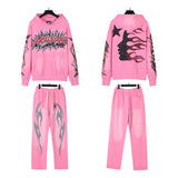 Hellstar Hoodie And Pants Two-Piece Set