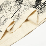 Hellstar T Shirt Vintage Abyss Eye vin Loose Short Sleeve Casual T-Shirt