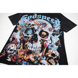 Godspeed T-Shirt Retro Fantasy Pattern