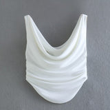 Women Vest Fashion Hot Girl Pleated