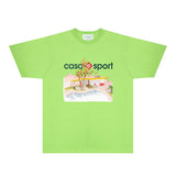 Casablanca T Shirts Fashion Print Street