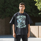 Mens Vintage T Shirt Short Sleeve T-Shirt Men