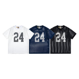 Gallery Dept T-Shirt Alphabet Print Hollow Mesh Short Sleeve T-Shirt