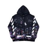 OW Hoodie Evergreen Fireworks Splash Long Sleeves