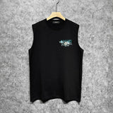Amiri tank top camellia printing