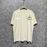 Rhude T Shirts Printed Trendy Pure Cotton