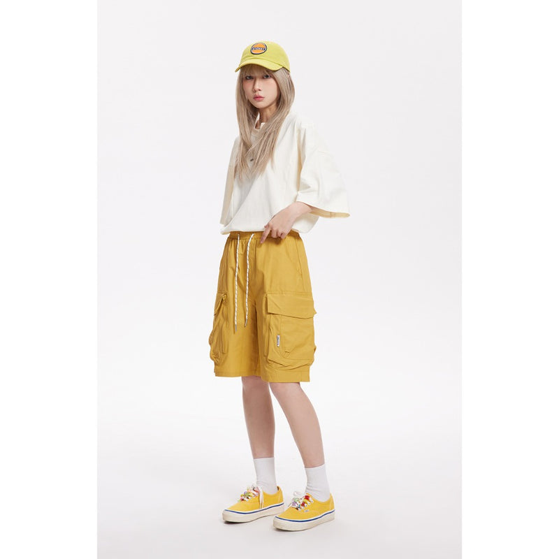 Unisex Shorts Large Pocket Loose Casual