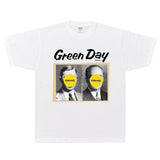 Green Day T Shirt Retro Loose