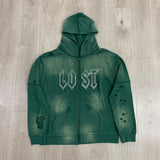 Lost intricacy Hoodie rhinestones