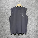 Amiri tank top sanskrit printing