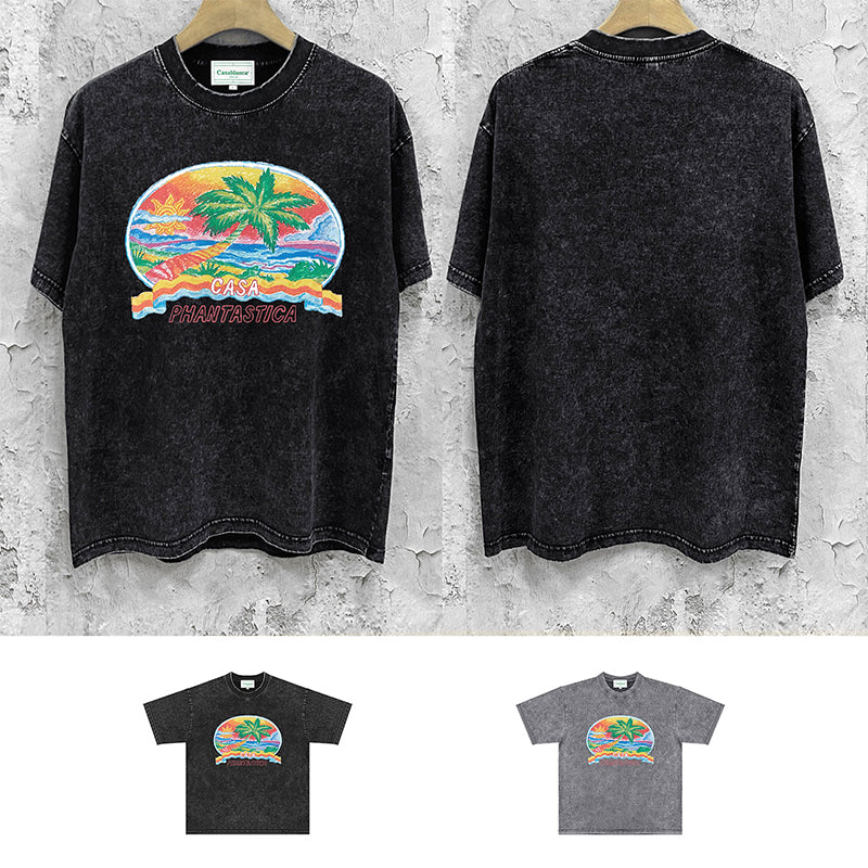 Casablanca Distressed T-Shirt