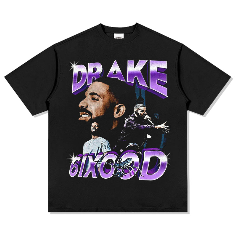 DRAKE purple label T-shirt