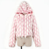 Women Fur Jacket Fashion Plush Coat