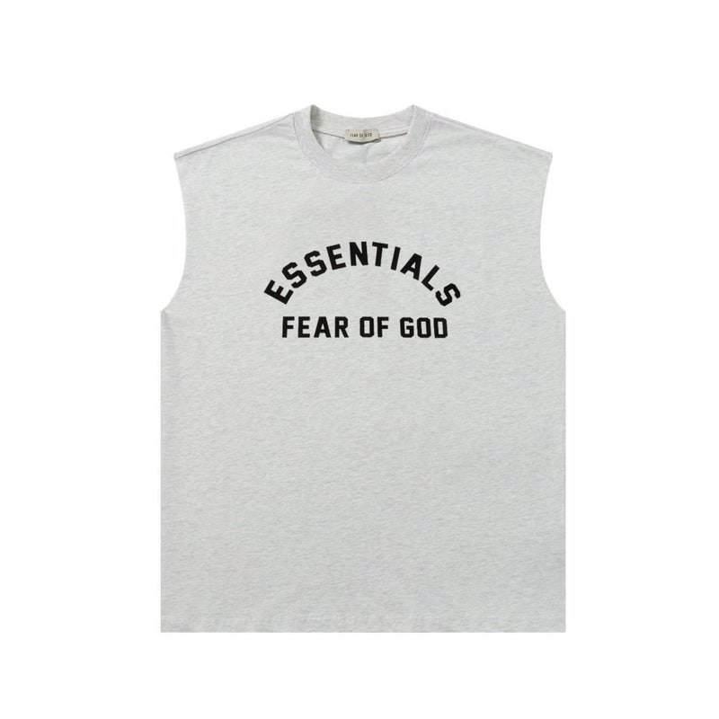 Fog Essentials tank spring summer FOG letter crew neck casual vest
