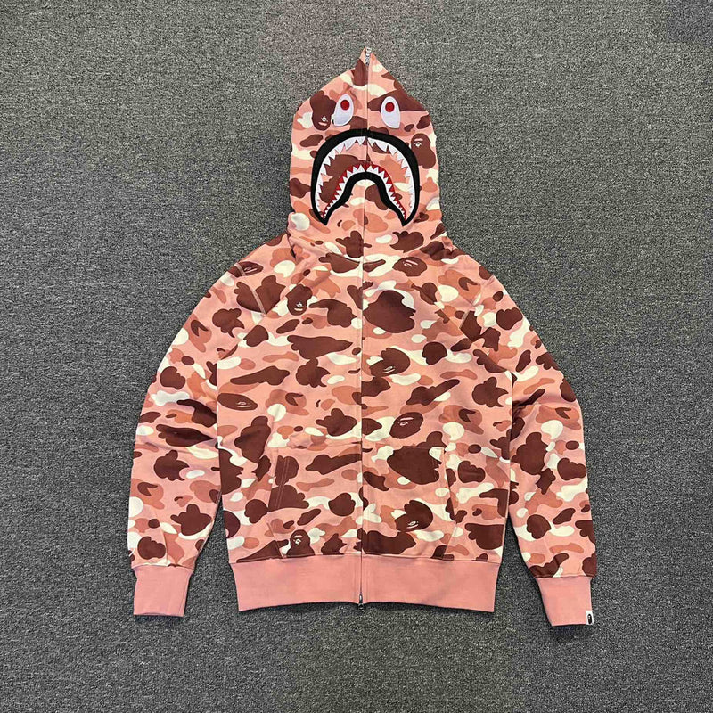 Bape Hoodie Zip-Up Cardigan Hoodie