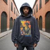 Mens Vintage Hoodie Street Vintage Vintage Top