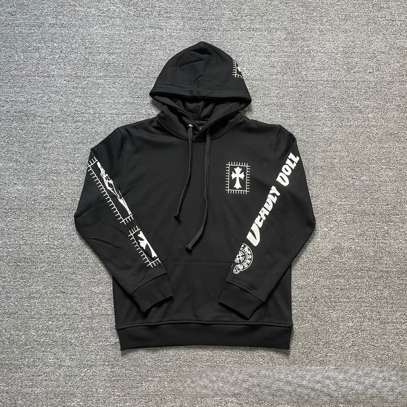 CHH Chrome Heart Hoodie Chrome Hearts big horseshoe deadly doll hooded sweater