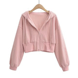 Women Hoodie Fashion Loose Drawstring