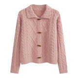Women Knitted Cardigan Loose Knit Fashionable Jacket