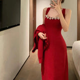 Valentine's Day Dress Knitted Dress Suit Gown Dress
