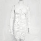 Women Dress Summer Sexy Pleated Temperament Dress